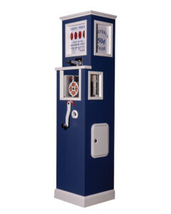 Easy Roll™ Provencial Blue Durable Cabinet Machine by Penny Machines USA