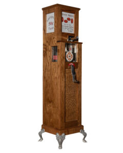 Easy Roll™ Provincial Oak Penny Press Machine by Penny Machines USA